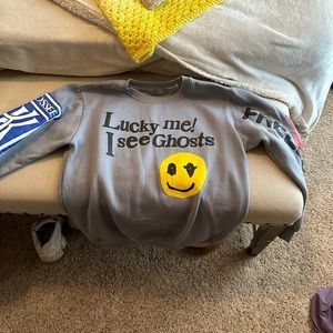 Kayne West crew neck, size Lagre